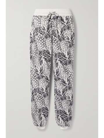 TWENTY MONTRÉAL Pineapple Hyper Reality jacquard-knit cotton-blend track pants