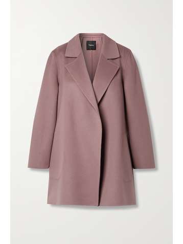 THEORY Wool and cashmere-blend coat