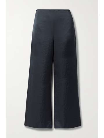 THEORY Satin wide-leg pants