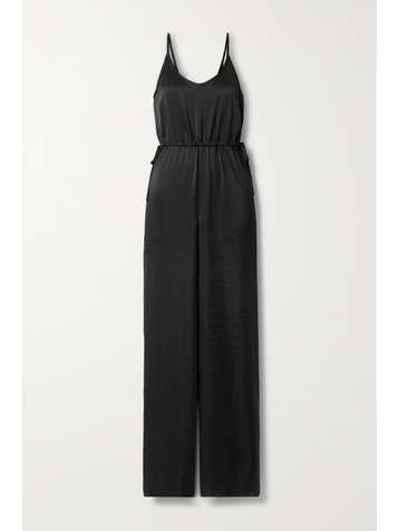 THEORY Washed-satin jumpsuit