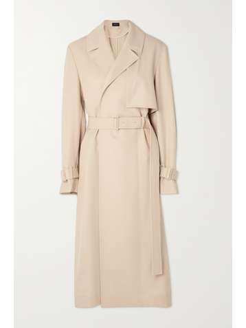 JOSEPH Cadance Trenchcoat aus Woll-Twill mit Gürtel