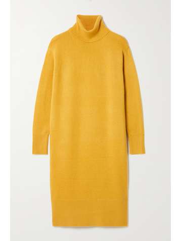 JOSEPH Cashmere turtleneck midi dress