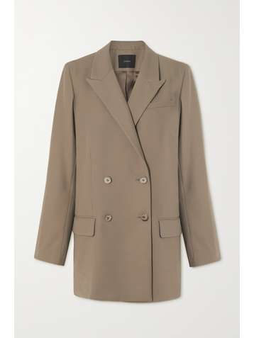 JOSEPH Joni oversized double-breasted woven blazer