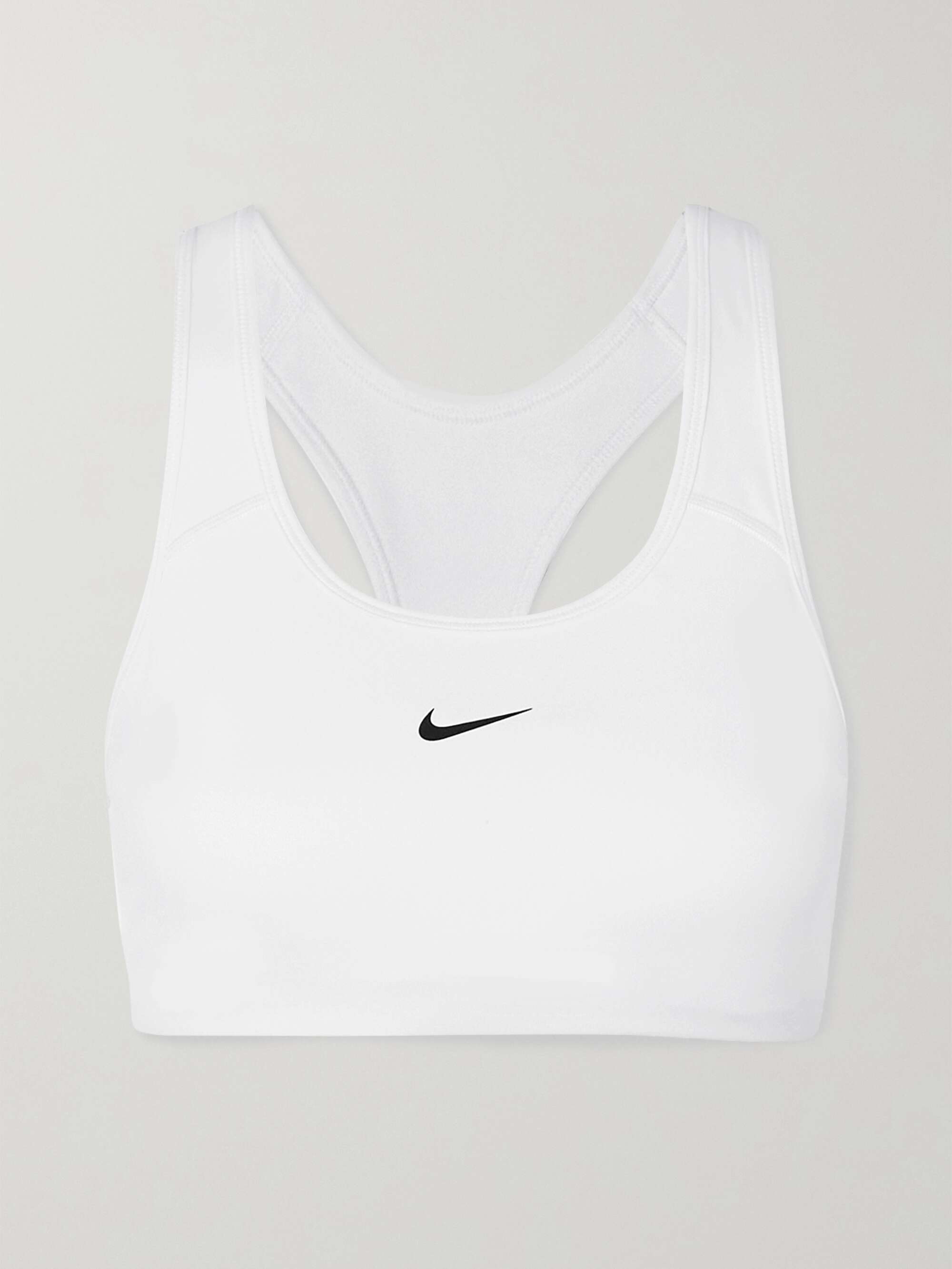 White nike swoosh sports bra Clearance
