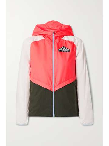 NIKE Veste en ripstop recyclé à finitions en résille Trail