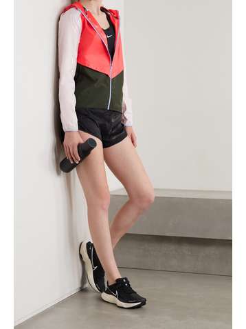 NIKE Veste en ripstop recyclé à finitions en résille Trail