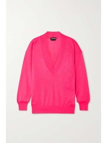 TOM FORD Pullover aus einer Kaschmir-Seidenmischung