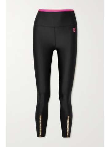 P.E NATION Steady Run zip-detailed recycled stretch leggings