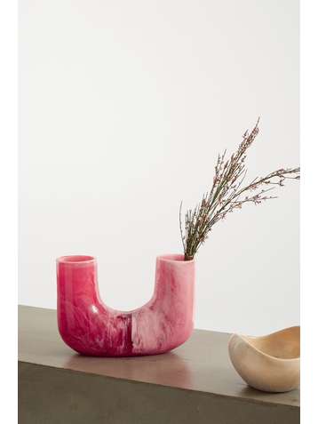 DINOSAUR DESIGNS Branch large swirled resin vase
