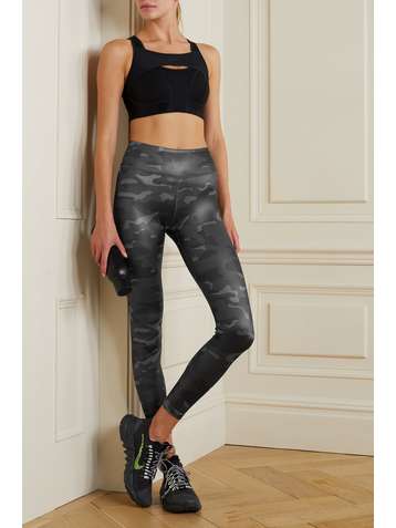 NIKE One camouflage-print Dri-FIT leggings