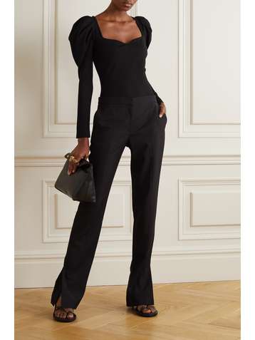 ALEXANDER MCQUEEN Body aus Stretch-Jersey