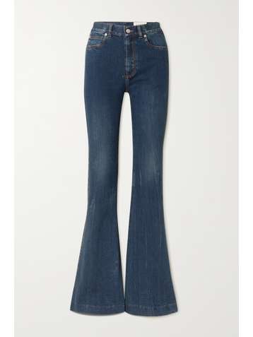 ALEXANDER MCQUEEN Hoch sitzende Schlagjeans