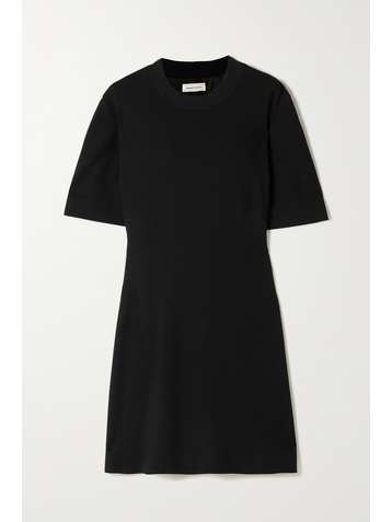 ALEXANDER MCQUEEN Printed stretch-jersey mini dress