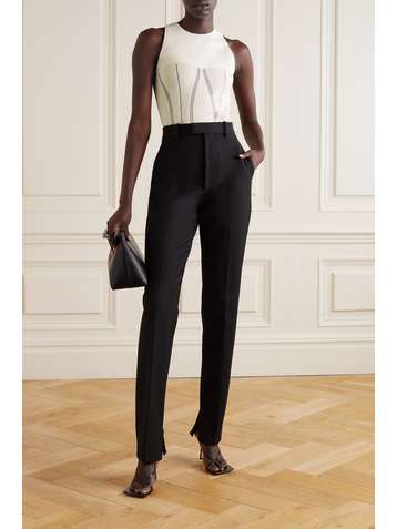ALEXANDER MCQUEEN Débardeur en mailles stretch