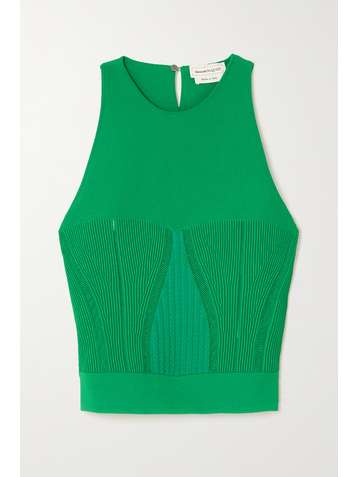 ALEXANDER MCQUEEN Tanktop aus Stretch-Strick