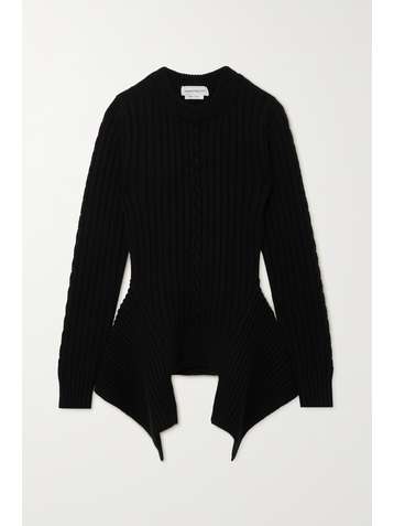 ALEXANDER MCQUEEN Asymmetrischer Kaschmirpullover