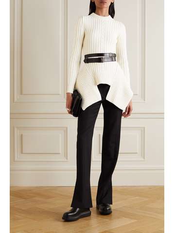 ALEXANDER MCQUEEN Asymmetrischer Kaschmirpullover