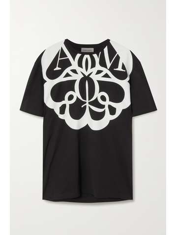 ALEXANDER MCQUEEN T-Shirt aus Baumwoll-Jersey mit Print