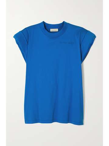 ALEXANDER MCQUEEN T-Shirt aus Baumwoll-Jersey mit Stickerei
