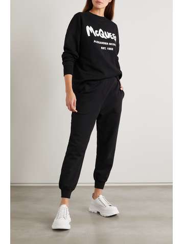 ALEXANDER MCQUEEN Jogginghose aus Baumwoll-Jersey mit Print