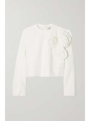 VALENTINO Embellished cady blouse