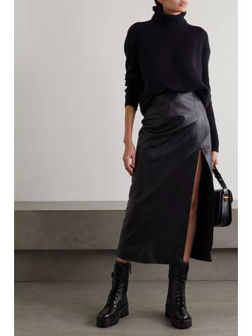 VALENTINO Intarsia cashmere turtleneck sweater