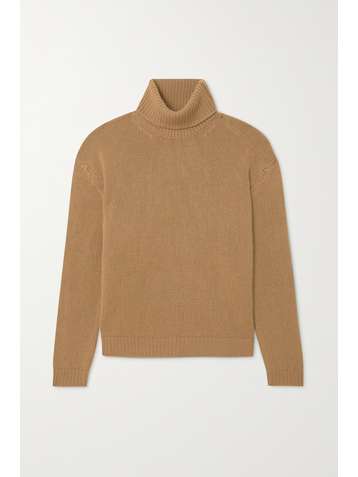 VALENTINO Intarsia cashmere turtleneck sweater