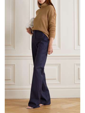 VALENTINO Intarsia cashmere turtleneck sweater