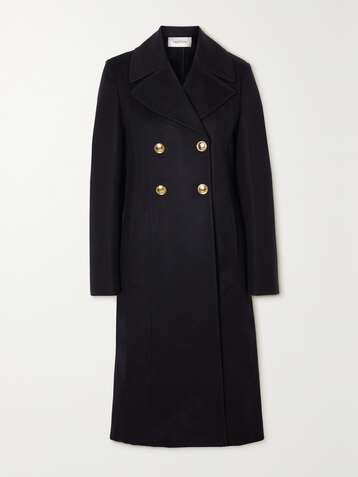 VALENTINO Double-breasted wool and cashmere-blend coat