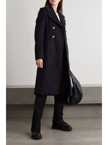 VALENTINO Double-breasted wool and cashmere-blend coat