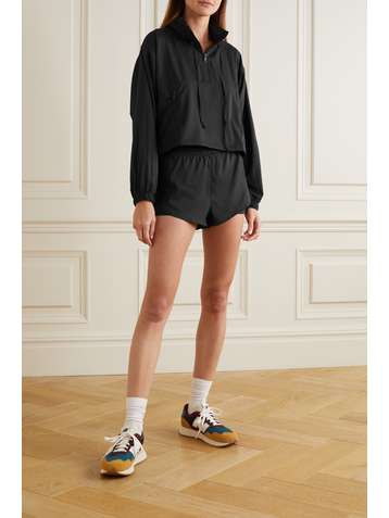 GIRLFRIEND COLLECTIVE + NET SUSTAIN Hummingbird verkürzte Jacke aus recyceltem Shell