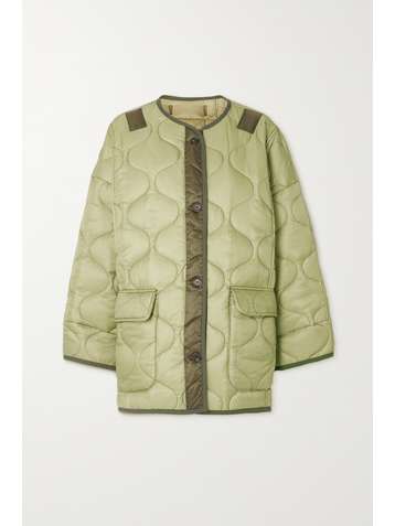 FRANKIE SHOP Quilted padded ripstop jacket