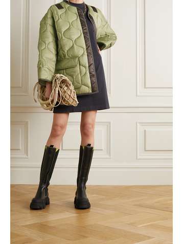 FRANKIE SHOP Quilted padded ripstop jacket
