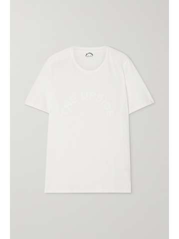 THE UPSIDE Printed organic cotton-jersey T-shirt