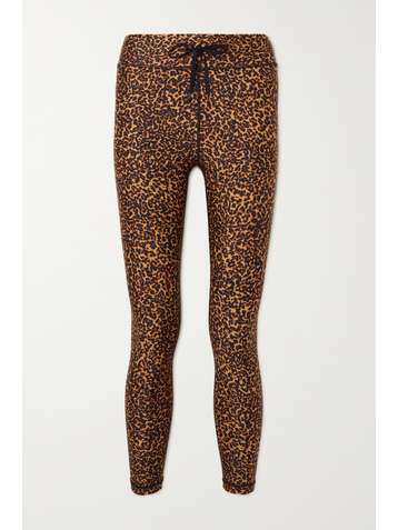 THE UPSIDE Animal-print stretch leggings