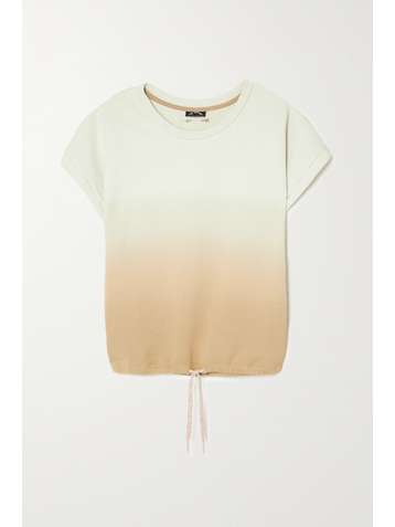 THE UPSIDE Lea ombré cotton-jersey top