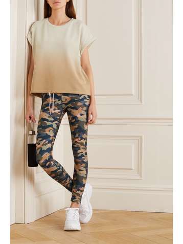 THE UPSIDE Lea ombré cotton-jersey top