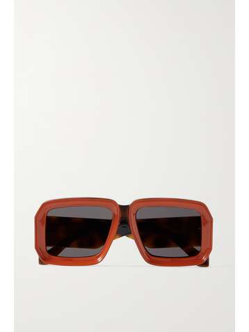 LOEWE + Paula's Ibiza Sonnenbrille mit eckigem Rahmen aus Azetat