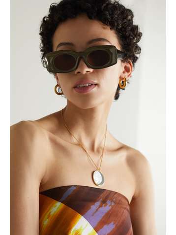 LOEWE + Paula's Ibiza round-frame acetate sunglasses