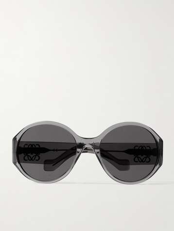 LOEWE Round-frame acetate sunglasses