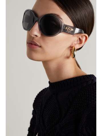 LOEWE Round-frame acetate sunglasses