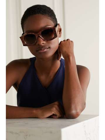 LOEWE + Paula's Ibiza Sonnenbrille mit rundem Rahmen aus Azetat