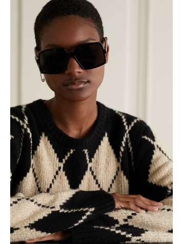 LOEWE Square-frame acetate sunglasses