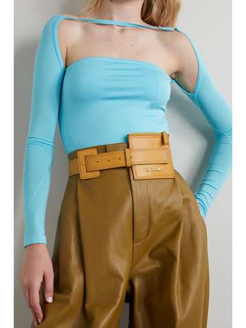 JACQUEMUS Carrée Taillengürtel und Kartenetui aus Leder