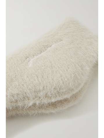 JACQUEMUS Neve embroidered fleece headband