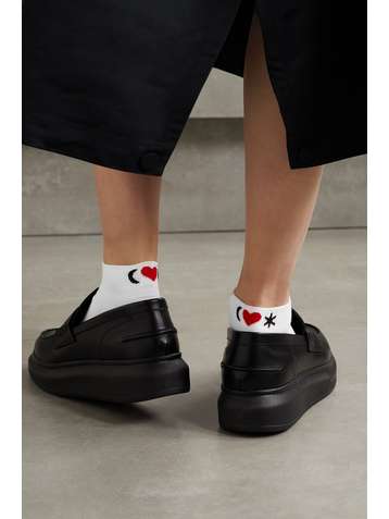 ALEXANDER MCQUEEN Socken aus Jacquard aus einer Baumwollmischung