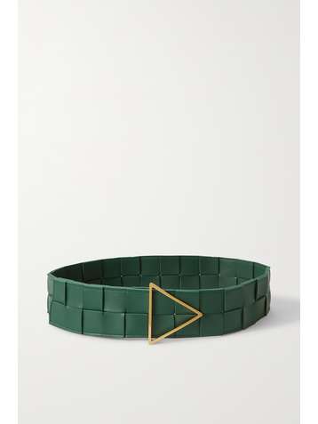 BOTTEGA VENETA Intrecciato leather waist belt