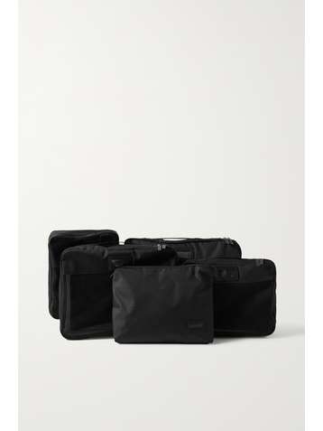 CALPAK Set of 5 canvas and mesh packing cubes