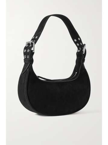 BY FAR Soho suede shoulder bag