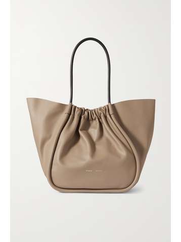 PROENZA SCHOULER Sac à main en cuir à fronces XL